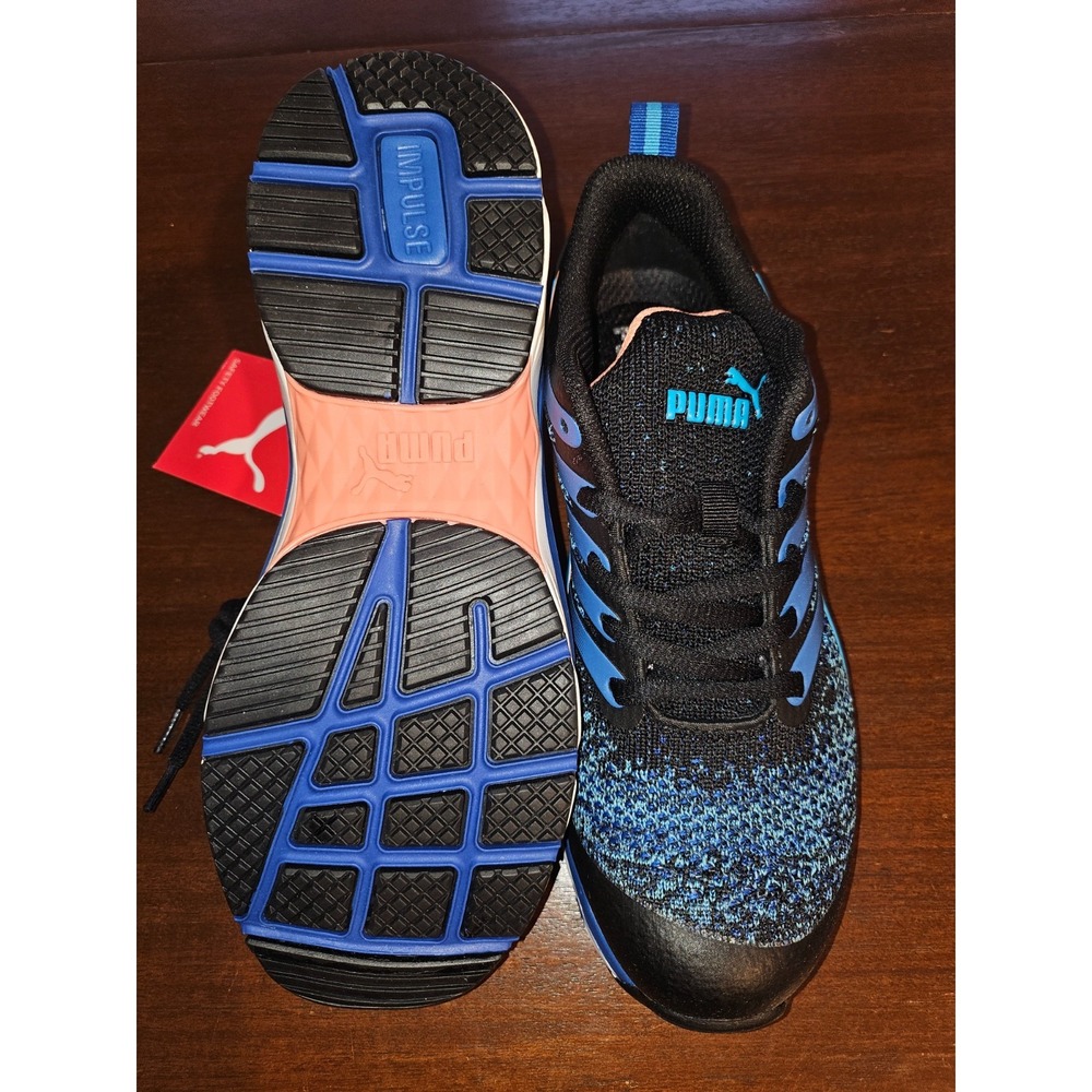 PUMA Charge 2.0 SD Dark/Light Blue Safety Footwear Comp Toe Size 6.5 New - Picture 7 of 8